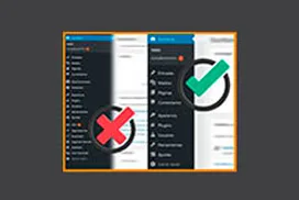 Modificar la apariencia del menú de administración de wordpress